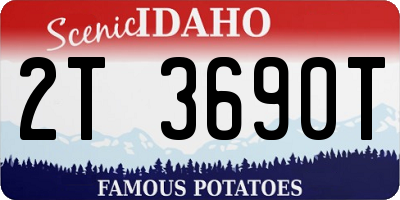 ID license plate 2T3690T