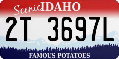 ID license plate 2T3697L