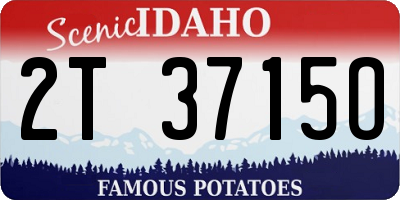 ID license plate 2T3715O