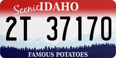 ID license plate 2T3717O
