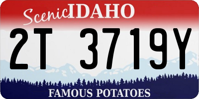 ID license plate 2T3719Y