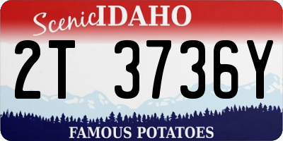 ID license plate 2T3736Y