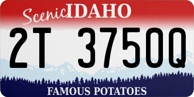 ID license plate 2T3750Q