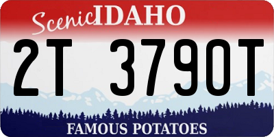ID license plate 2T3790T