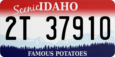 ID license plate 2T3791O