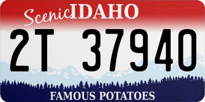 ID license plate 2T3794O