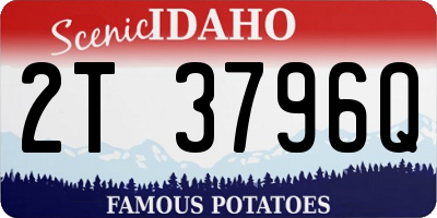 ID license plate 2T3796Q