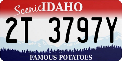 ID license plate 2T3797Y