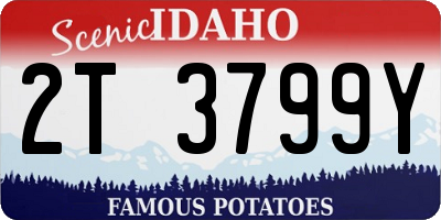 ID license plate 2T3799Y