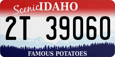 ID license plate 2T3906O