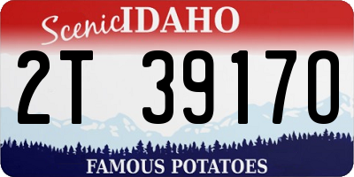 ID license plate 2T3917O