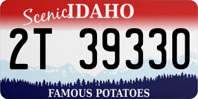 ID license plate 2T3933O