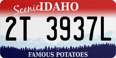 ID license plate 2T3937L