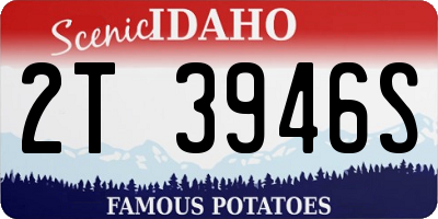 ID license plate 2T3946S