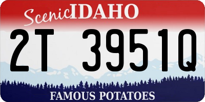 ID license plate 2T3951Q