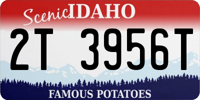 ID license plate 2T3956T
