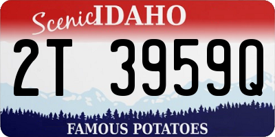 ID license plate 2T3959Q