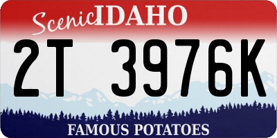 ID license plate 2T3976K