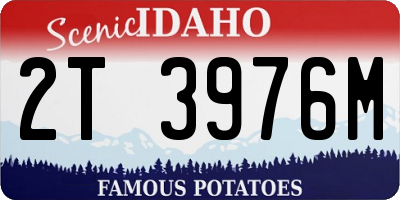 ID license plate 2T3976M