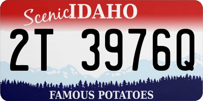 ID license plate 2T3976Q