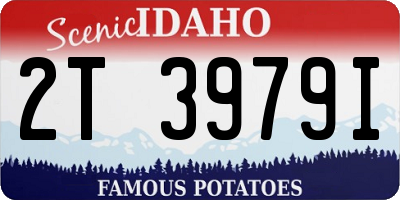 ID license plate 2T3979I