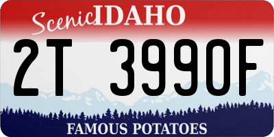 ID license plate 2T3990F