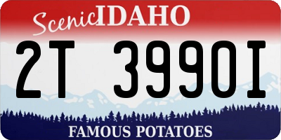 ID license plate 2T3990I