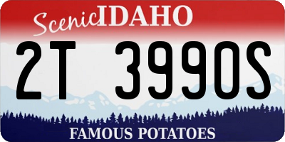 ID license plate 2T3990S