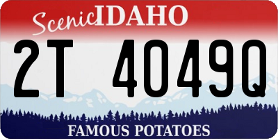 ID license plate 2T4049Q