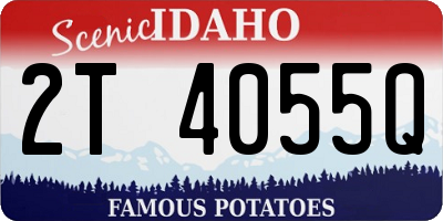 ID license plate 2T4055Q