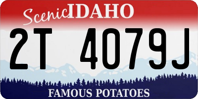 ID license plate 2T4079J