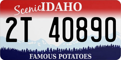 ID license plate 2T4089O