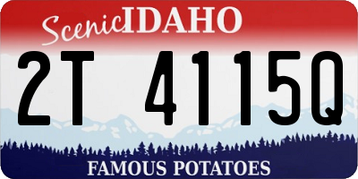 ID license plate 2T4115Q