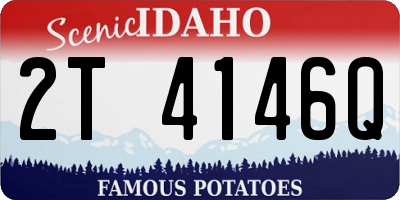 ID license plate 2T4146Q