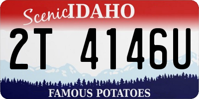 ID license plate 2T4146U