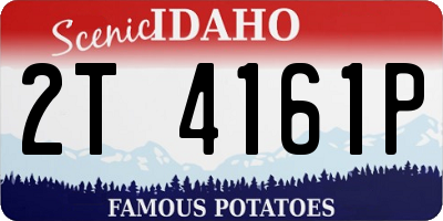 ID license plate 2T4161P
