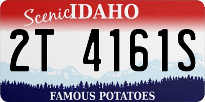 ID license plate 2T4161S