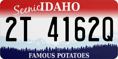 ID license plate 2T4162Q