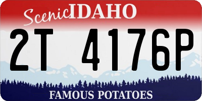 ID license plate 2T4176P