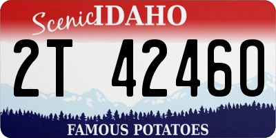 ID license plate 2T4246O