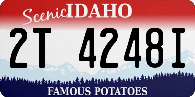 ID license plate 2T4248I