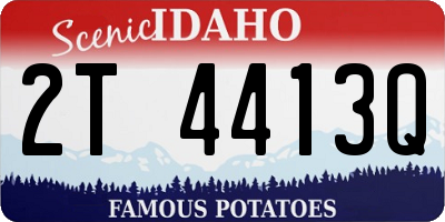 ID license plate 2T4413Q