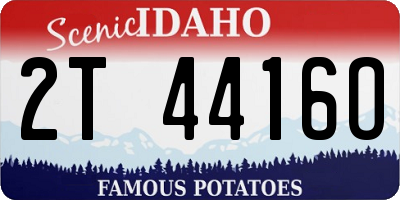 ID license plate 2T4416O