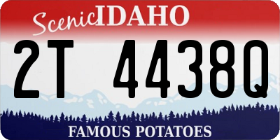 ID license plate 2T4438Q