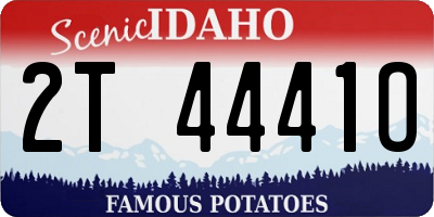 ID license plate 2T4441O