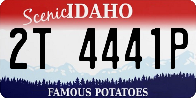 ID license plate 2T4441P