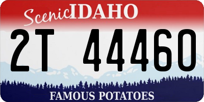 ID license plate 2T4446O