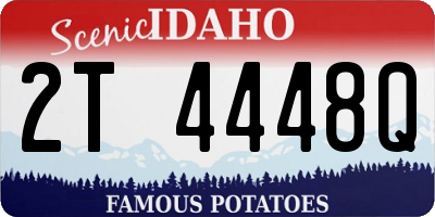 ID license plate 2T4448Q