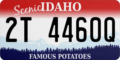 ID license plate 2T4460Q