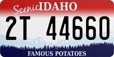 ID license plate 2T4466O